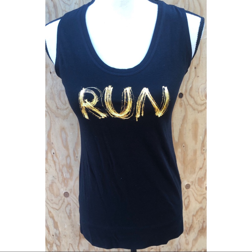 Raw Threads "Run" tank top size small